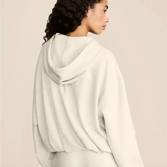 Lou & Grey scuba soft bubble hem hoodie, Small - Picture 3 of 3